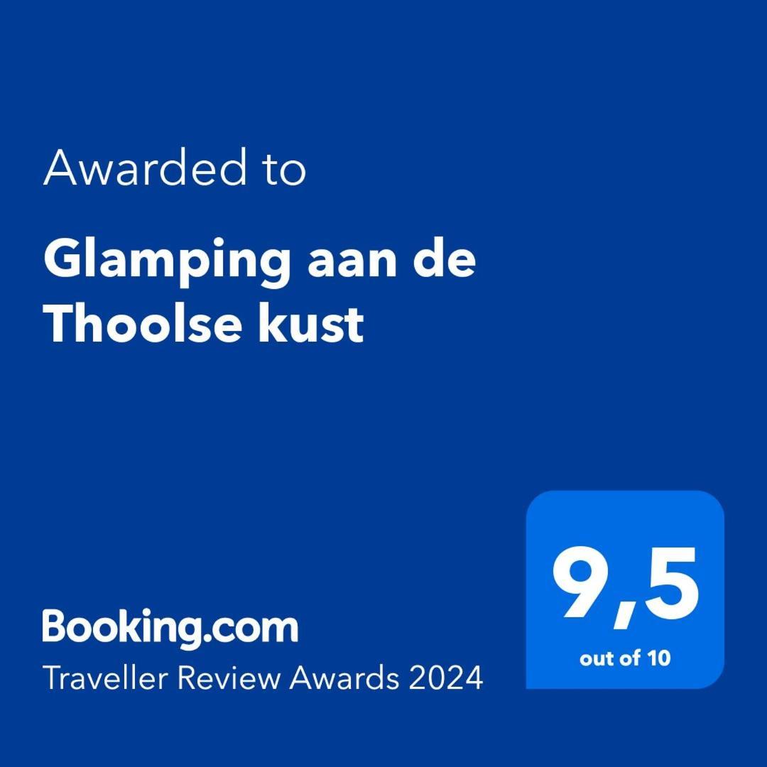 Glamping Aan De Thoolse Kust Hotel Poortvliet Bagian luar foto
