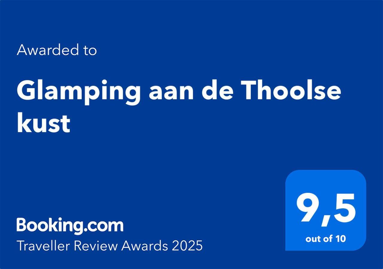 Glamping Aan De Thoolse Kust Hotel Poortvliet Bagian luar foto